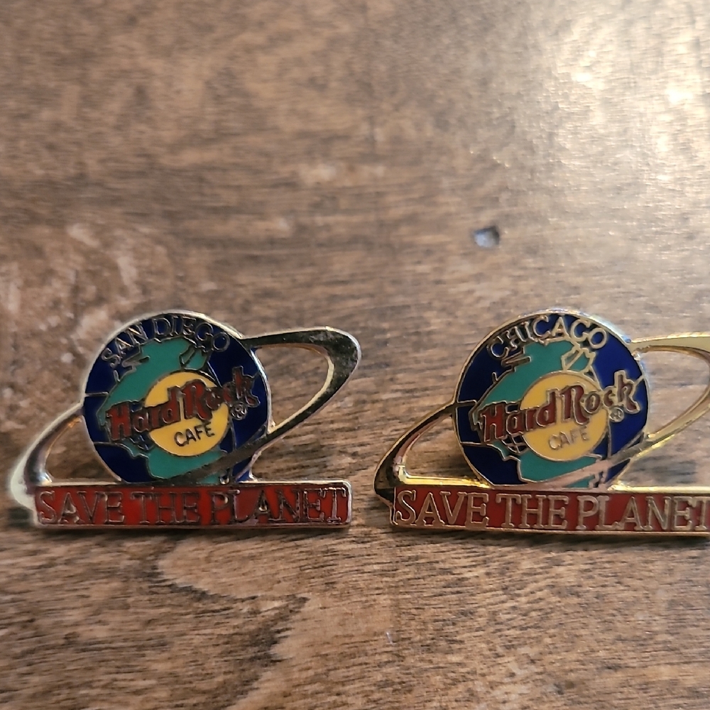 Hard Rock Cafe Save the Planet Pins